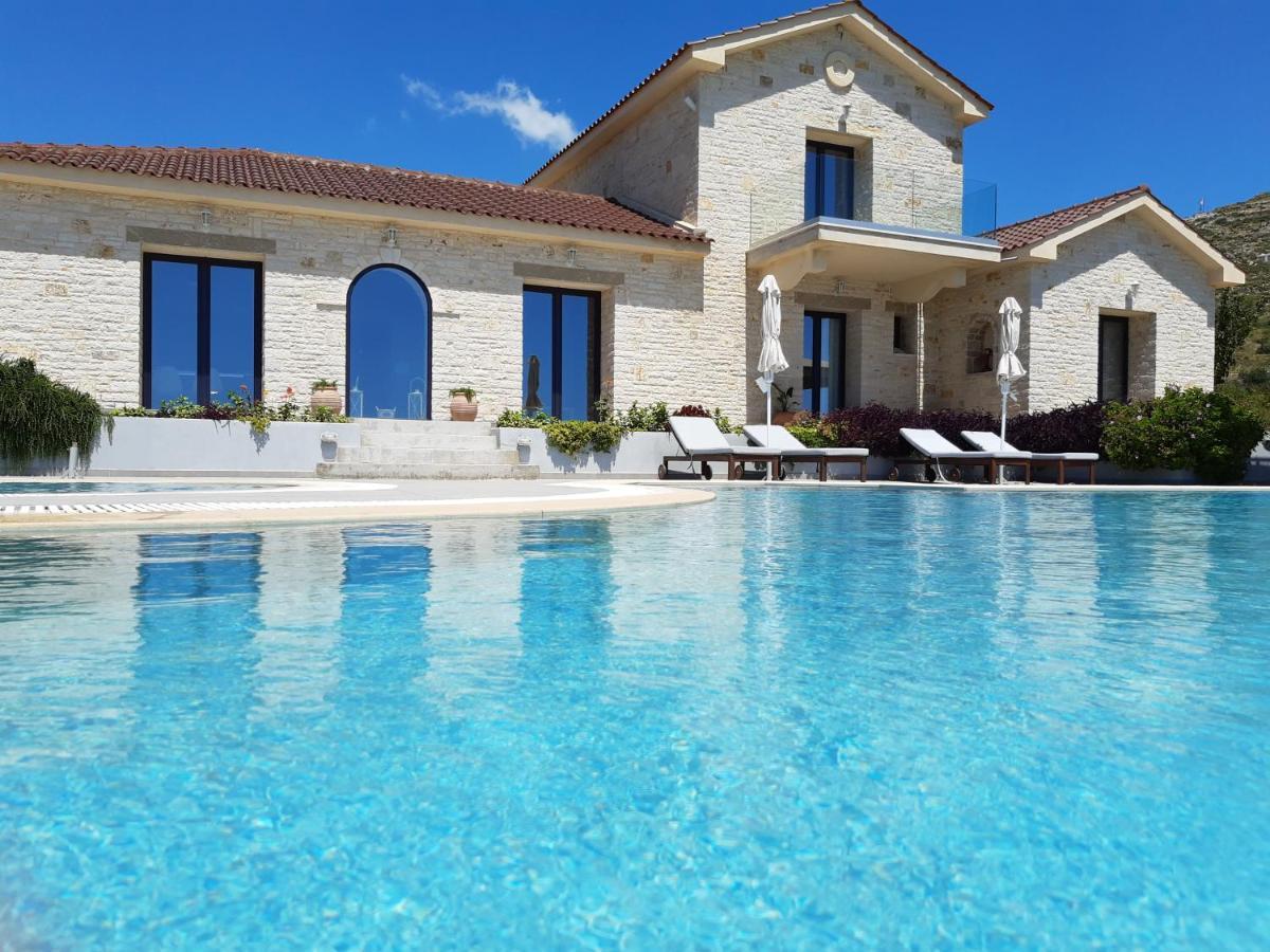 Kaminia Blu Villa Ratzaklion Bagian luar foto