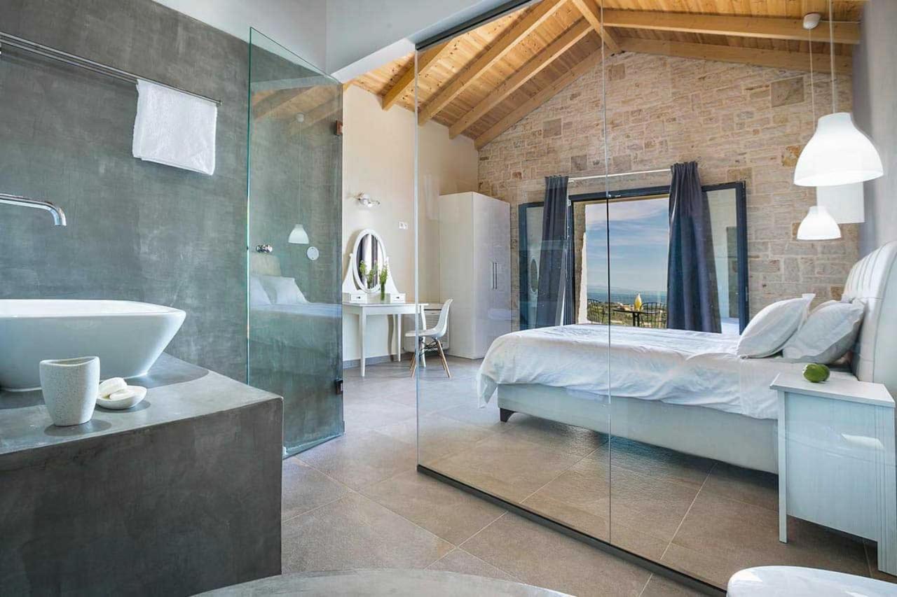 Kaminia Blu Villa Ratzaklion Bagian luar foto