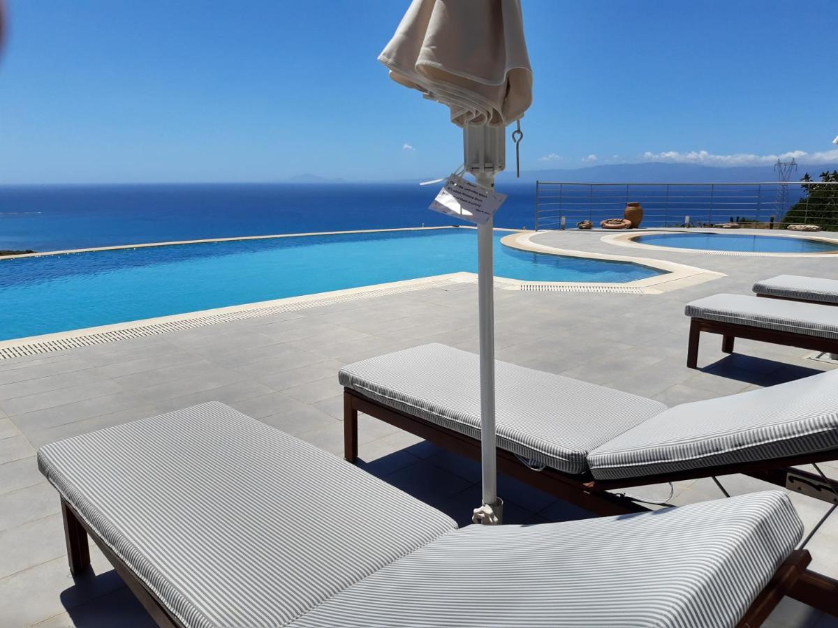 Kaminia Blu Villa Ratzaklion Bagian luar foto