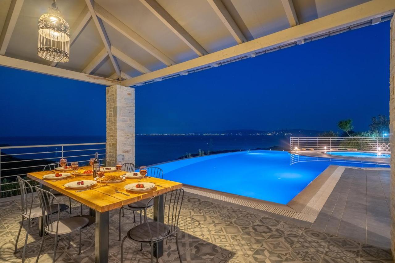 Kaminia Blu Villa Ratzaklion Bagian luar foto