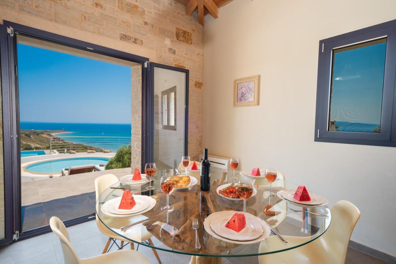 Kaminia Blu Villa Ratzaklion Bagian luar foto