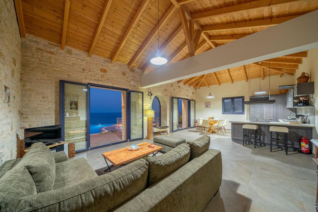 Kaminia Blu Villa Ratzaklion Bagian luar foto