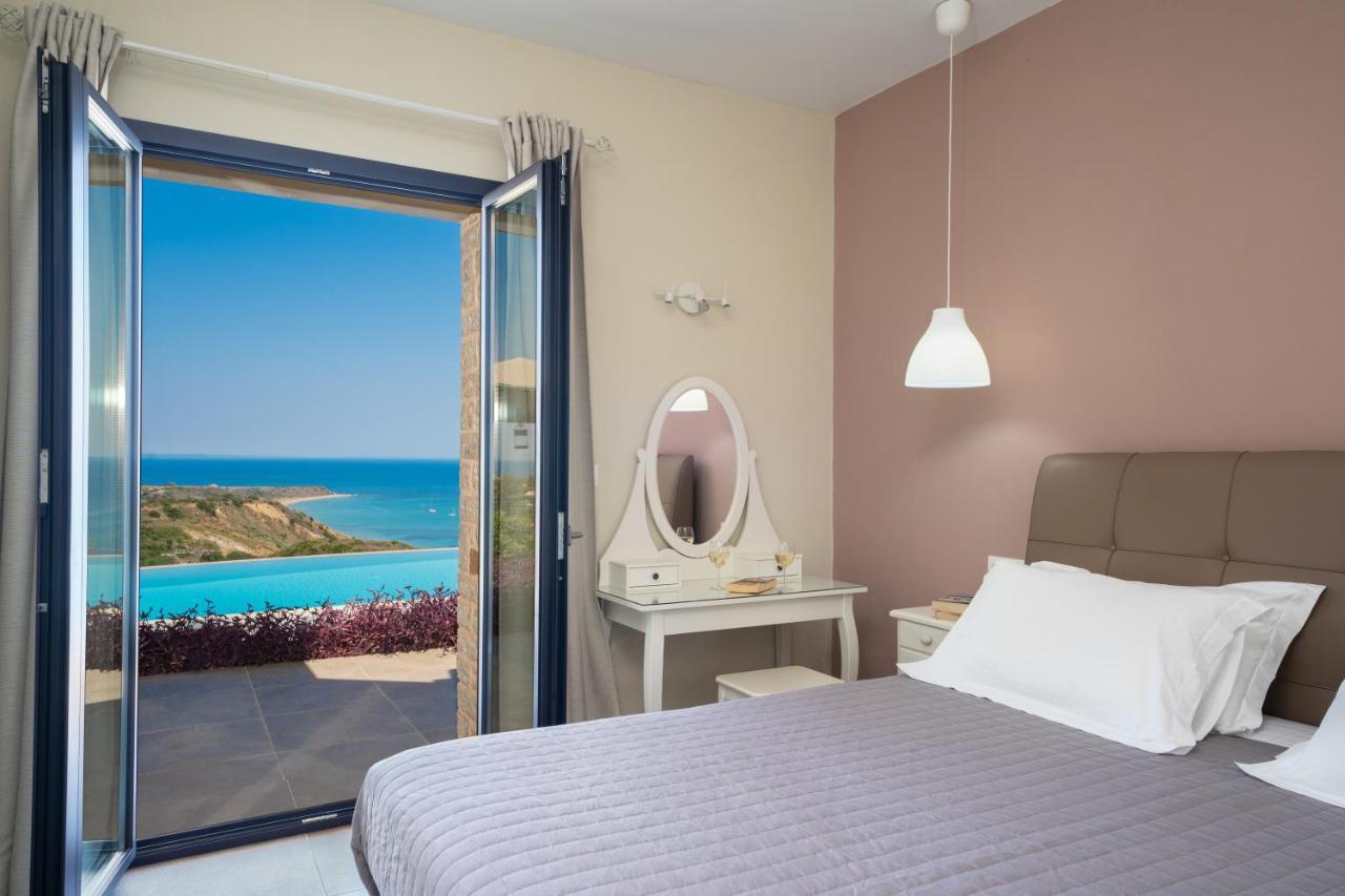 Kaminia Blu Villa Ratzaklion Bagian luar foto