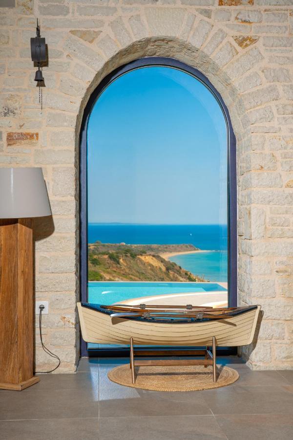 Kaminia Blu Villa Ratzaklion Bagian luar foto
