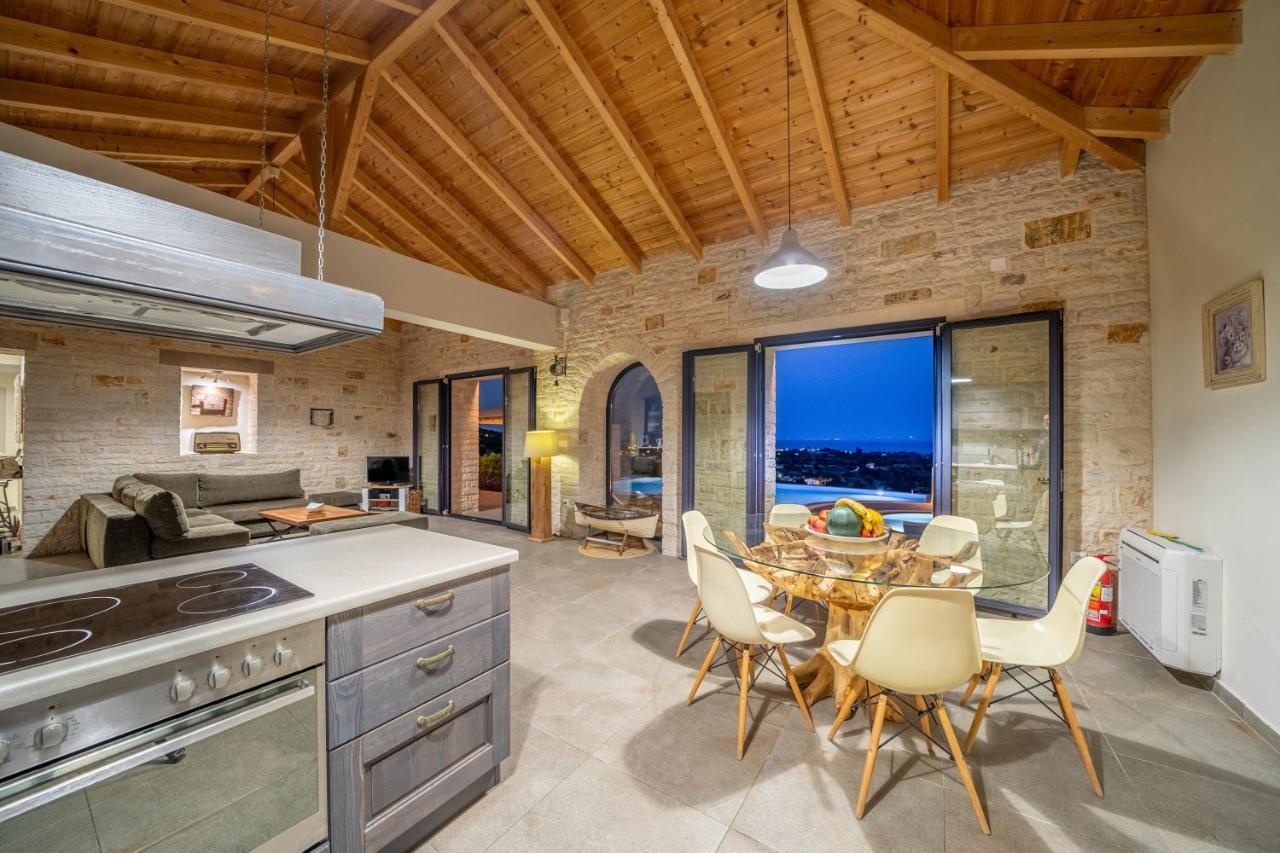 Kaminia Blu Villa Ratzaklion Bagian luar foto