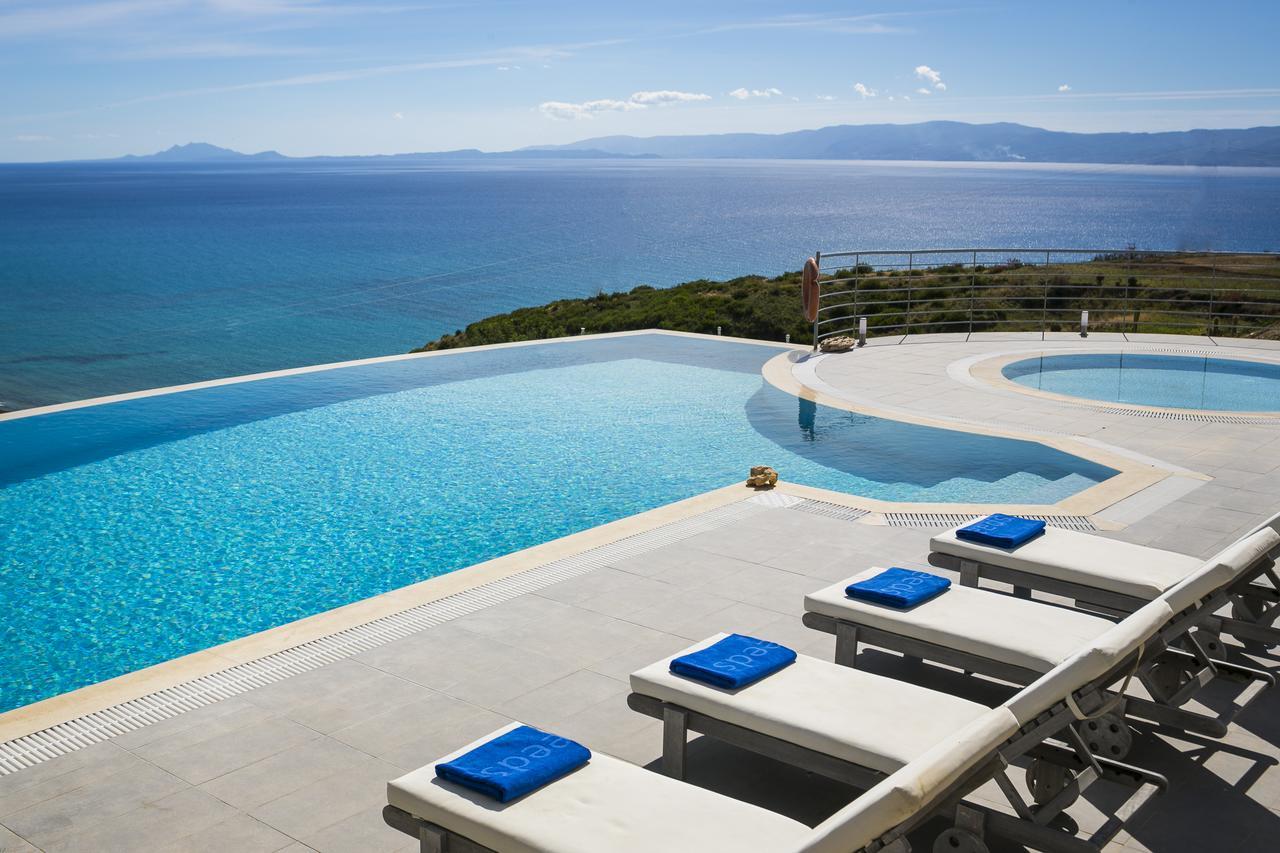 Kaminia Blu Villa Ratzaklion Bagian luar foto