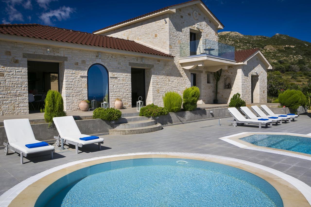 Kaminia Blu Villa Ratzaklion Bagian luar foto